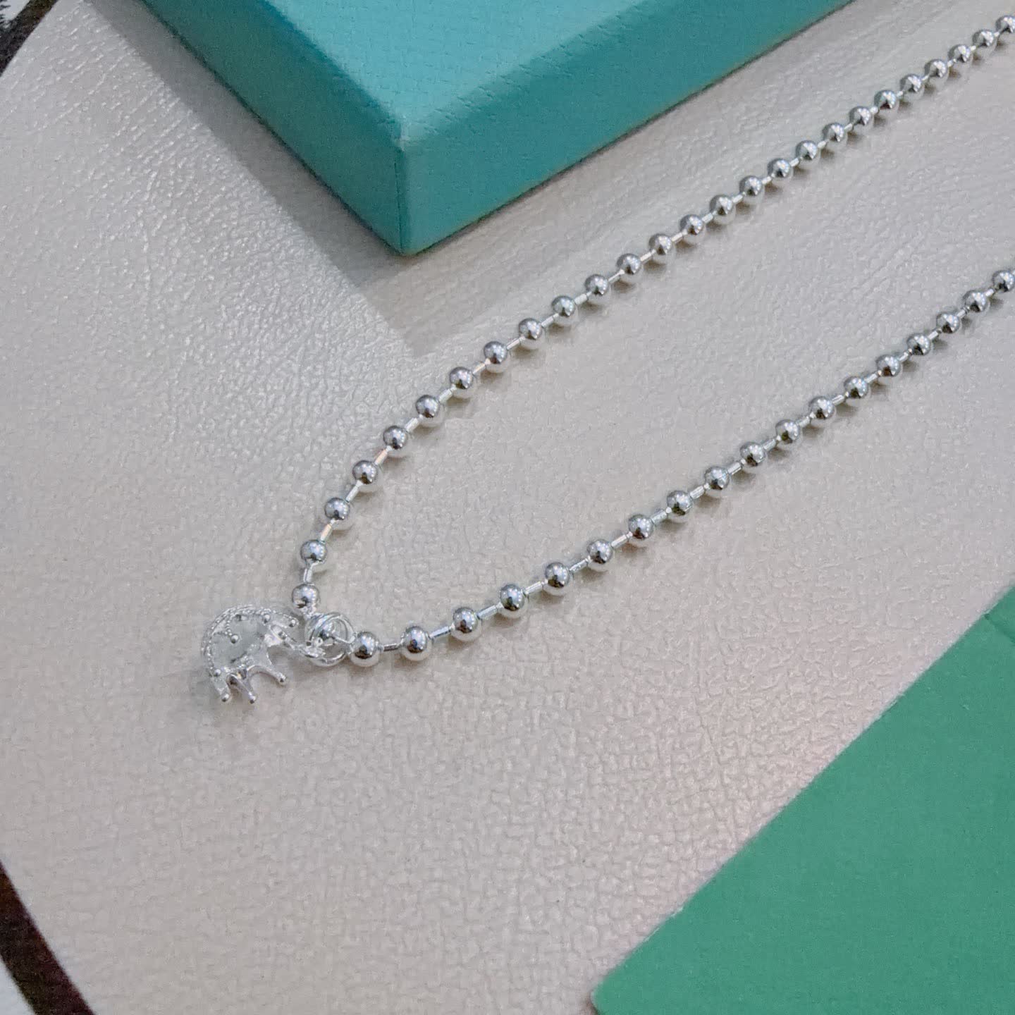Tiffany & Co. Sterling Silver Bead Necklace